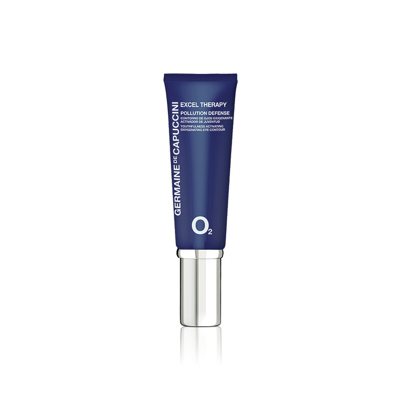 Крем для кожи вокруг глаз кислородонасыщающий  - EXCEL THERAPY O2 POLLUTION DEFENSE YOUTHFULNESS ACTIVATING OXYGENATING EYE CREAM